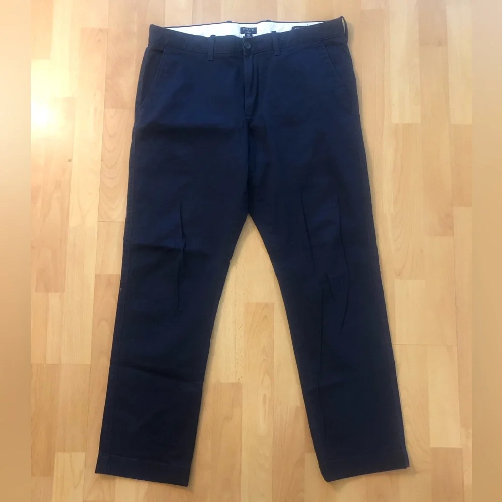 Men's J Crew Classic Navy Chino Pants